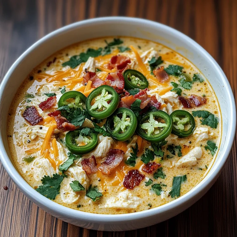 Spicy Jalapeño Popper Chicken Soup