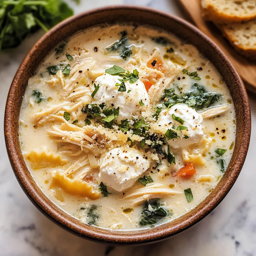 White Lasagna Soup