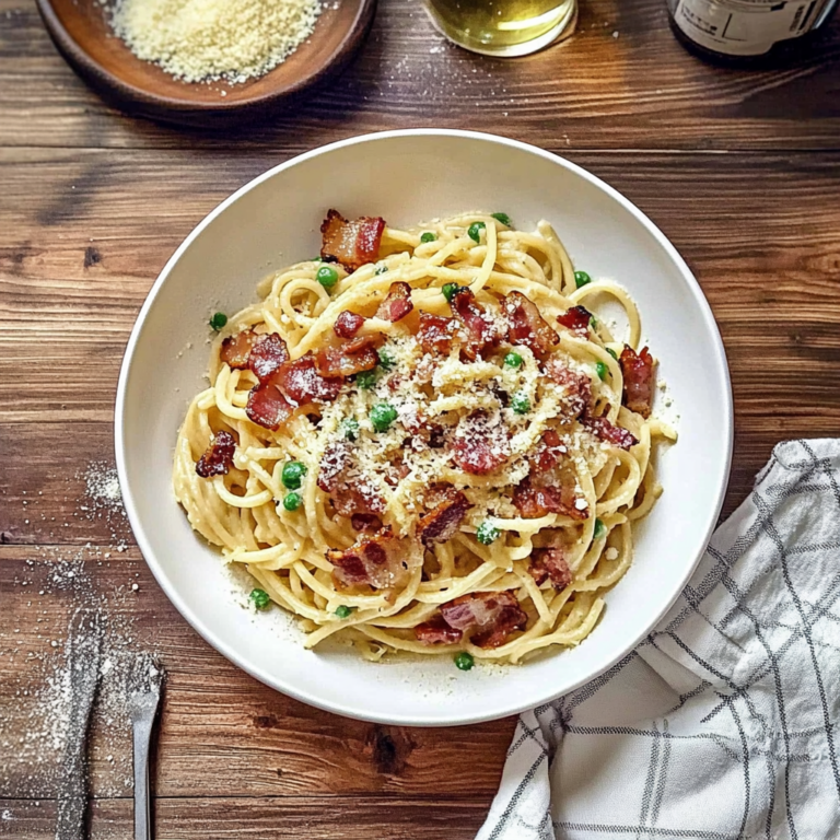 Classic Bacon Carbonara Pasta (Quick & Easy)