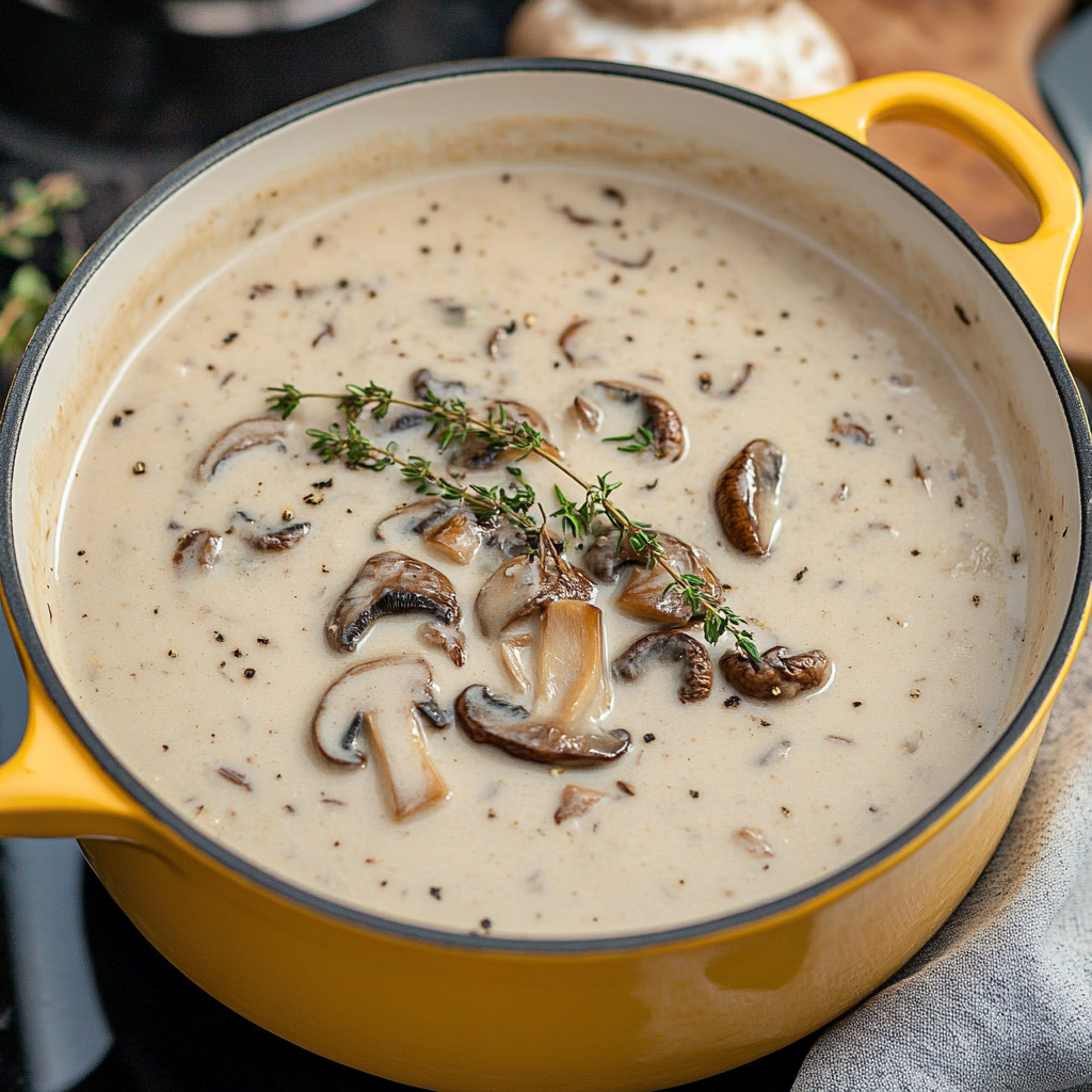 Cream of Mushroom Soup Recipe
