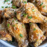Baked Garlic Parmesan Wings Recipe