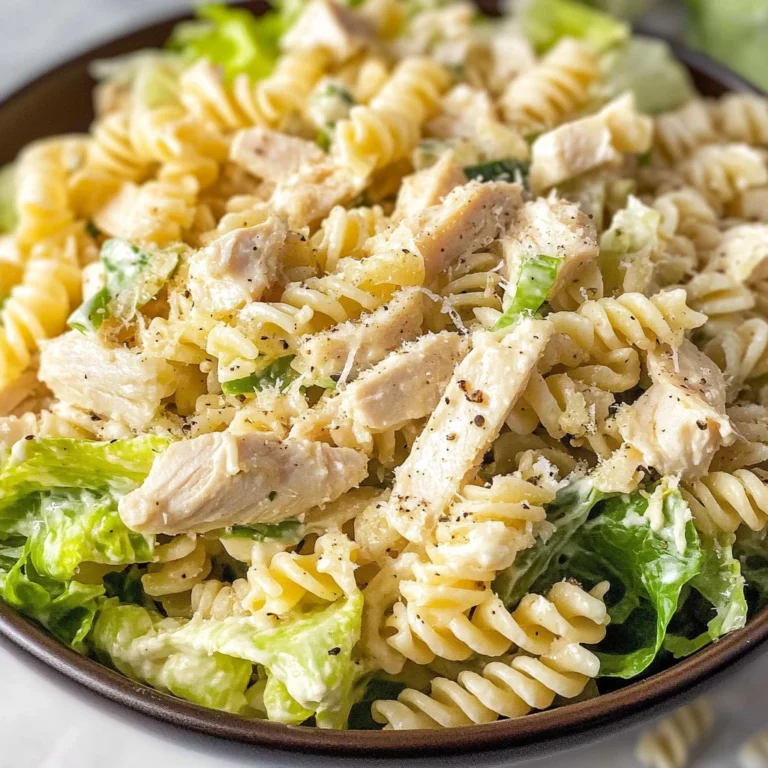Chicken Caesar Pasta Salad