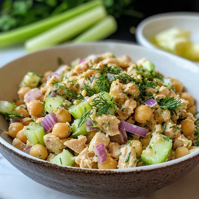 Chickpea Tuna Salad
