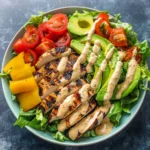 Cilantro Lime chicken Salad with skinny chipotle Ranch Dressing