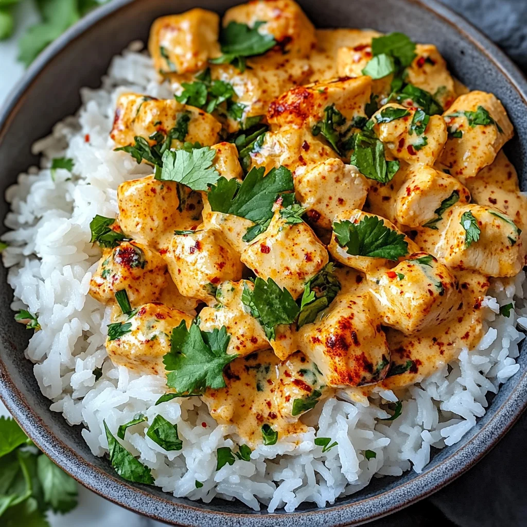 Coconut Chicken Rice Bowl in 20 Minutes
