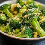 Copycat Longhorn Broccoli – Garlic Parmesan Side Dish Perfection