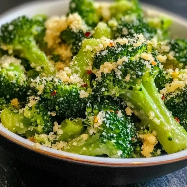 Copycat Longhorn Broccoli – Garlic Parmesan Side Dish Perfection