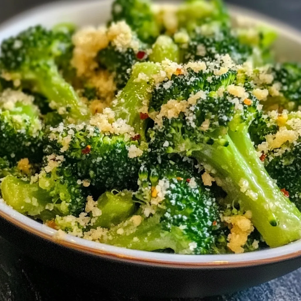 Copycat Longhorn Broccoli – Garlic Parmesan Side Dish Perfection