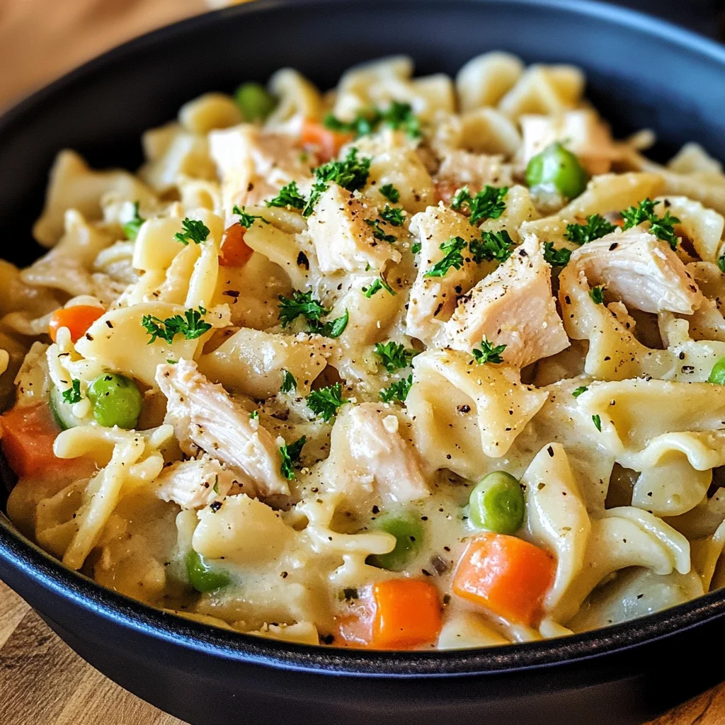 Creamy Chicken Pot Pie Pasta