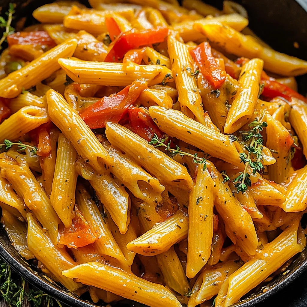 Creamy Jamaican Rasta Pasta