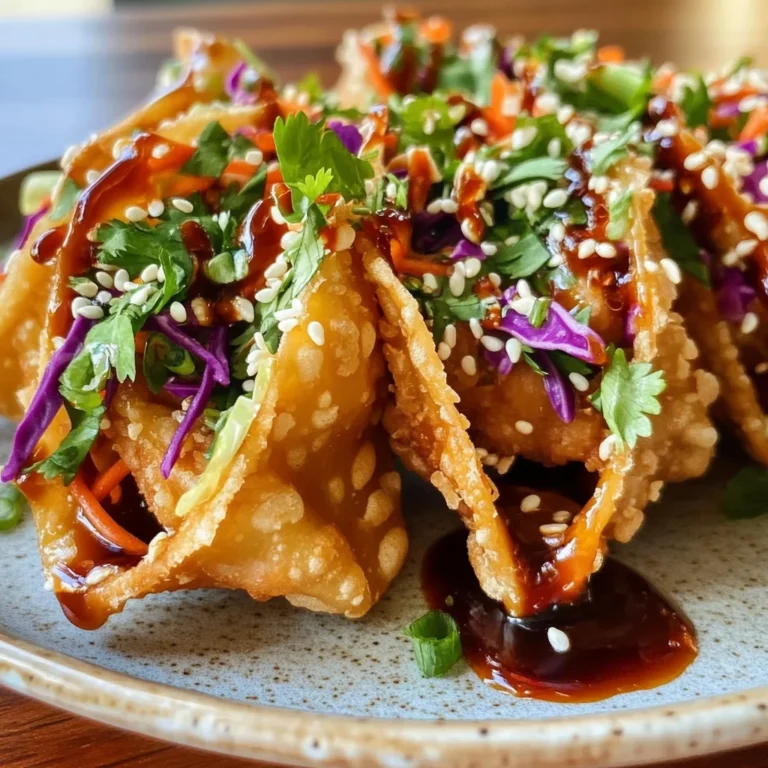 Crispy Chicken Wonton Tacos