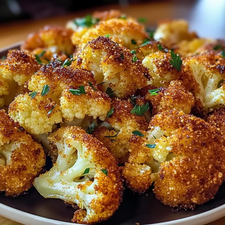 Crispy Roasted Cauliflower