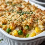 Crustless Chicken Pot Pie