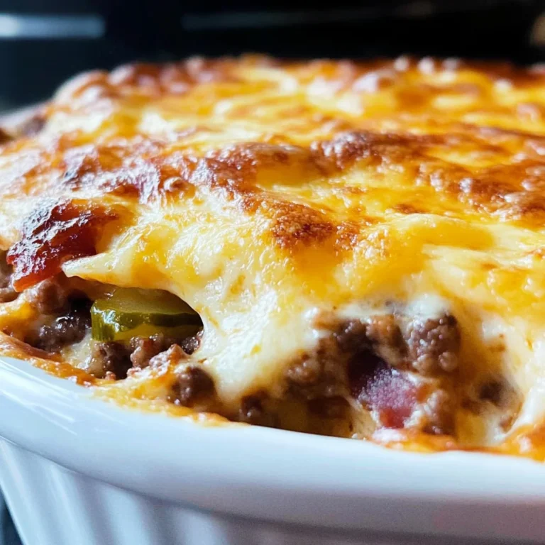 Easy Bacon Cheeseburger Casserole Recipe