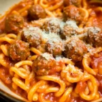 Easy Homemade Spaghetti O's with Meatballs