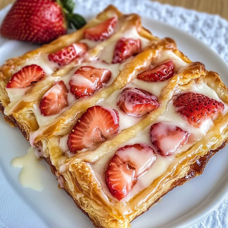 Easy Strawberry Cream Cheese Danish