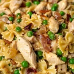 Farfalle with Chicken & Roasted Garlic {Cheesecake Factory}