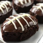 Fudgy football brownies