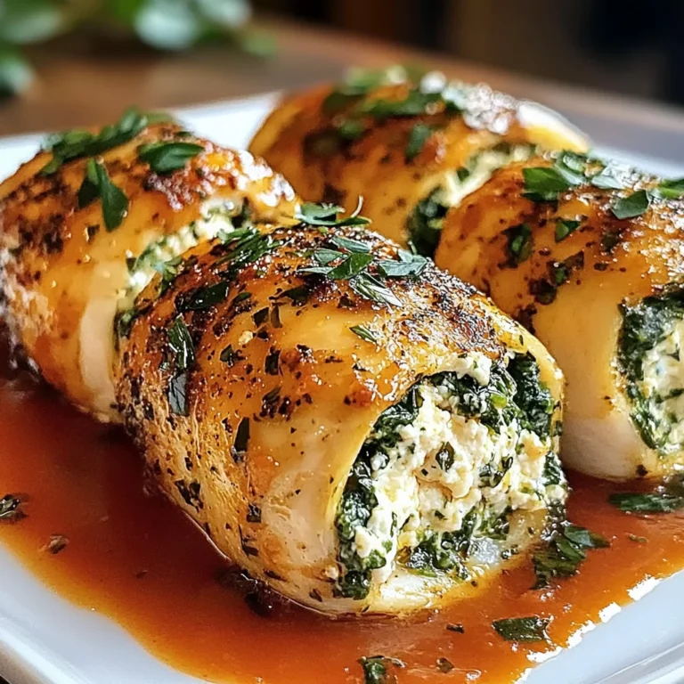 Herbed Ricotta Stuffed Chicken Rolls for a Cozy Dinner Delight