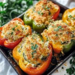 Herby Ricotta Stuffed Peppers