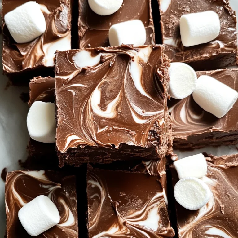 Marshmallow Swirl Fudge