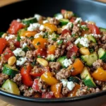 Mediterranean Ground Beef Stir-Fry