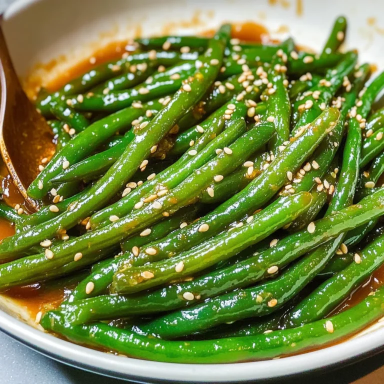 Miso Green Beans
