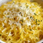 Parmesan Garlic Spaghetti Squash