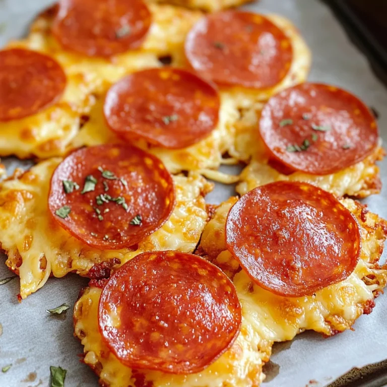 Pepperoni & Cheese Crisps - Keto