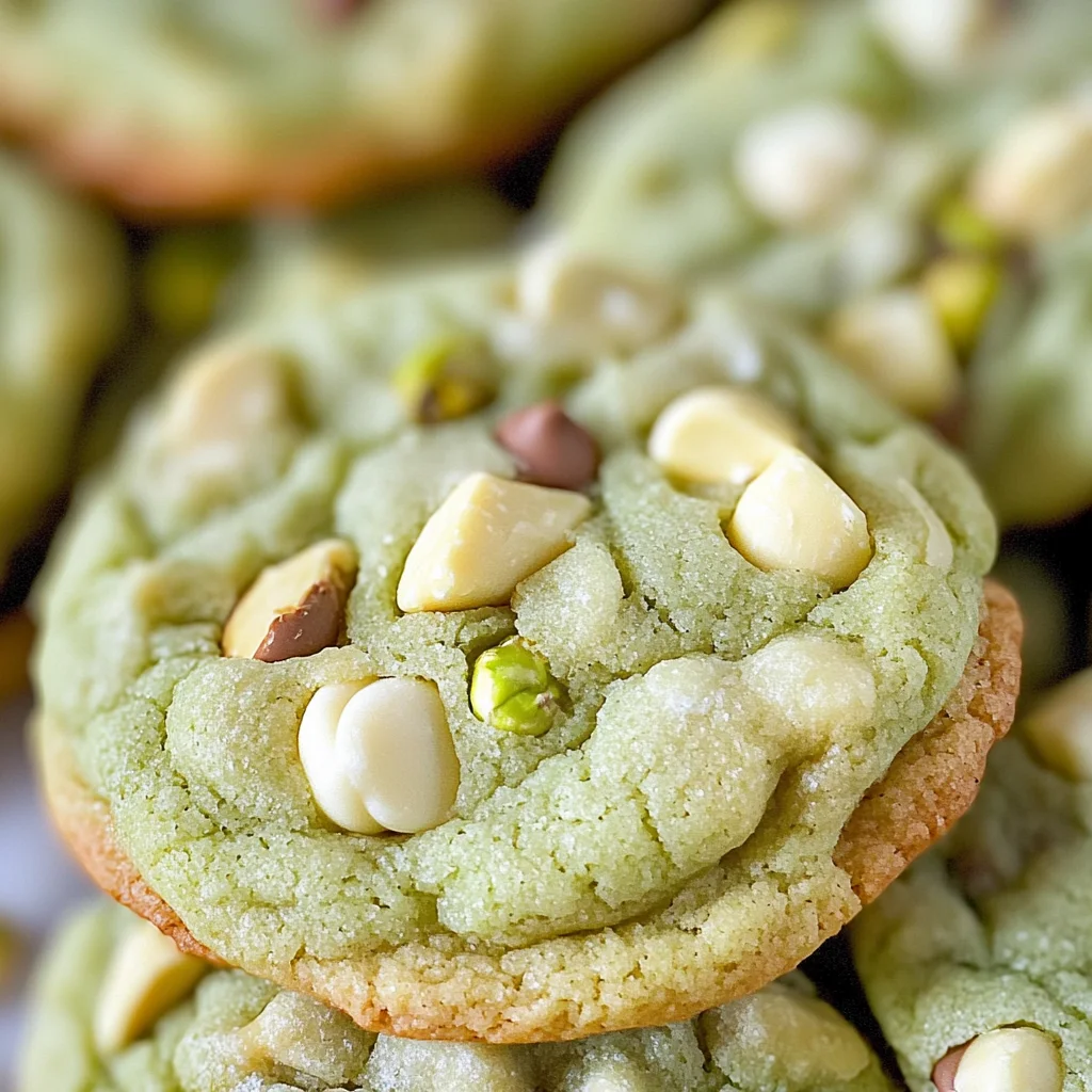 Pistachio Pudding Cookies