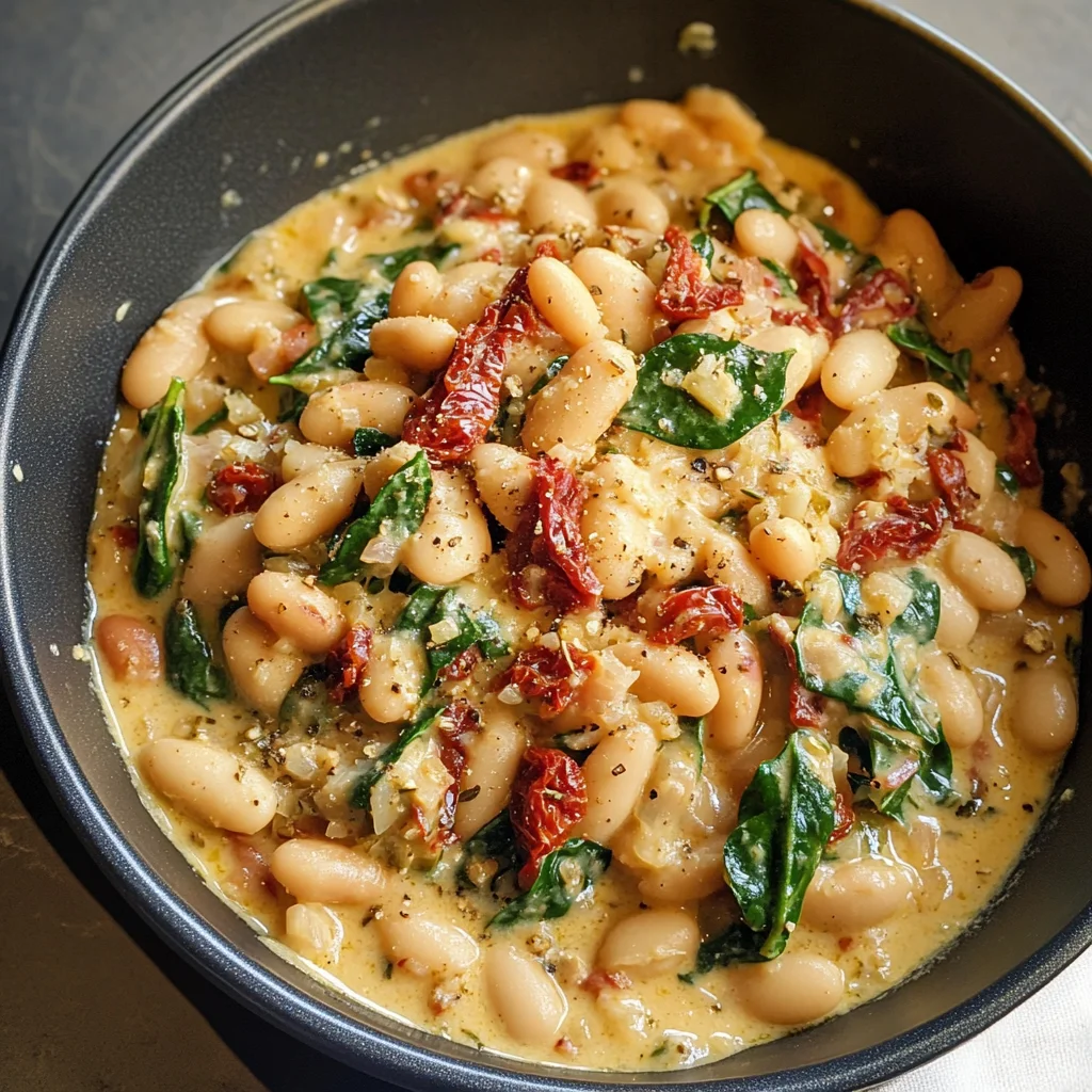 Ridiculously easy vegan dish, Marry me beans