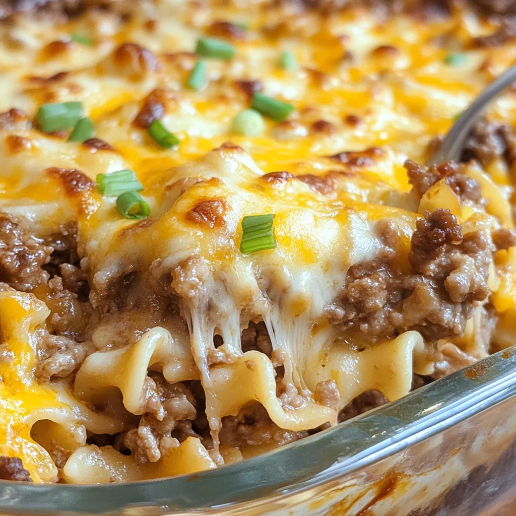 Sour Cream and Beef Noodle Bake