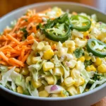 Spicy Jalapeno Corn Coleslaw: A Flavorful Side Dish