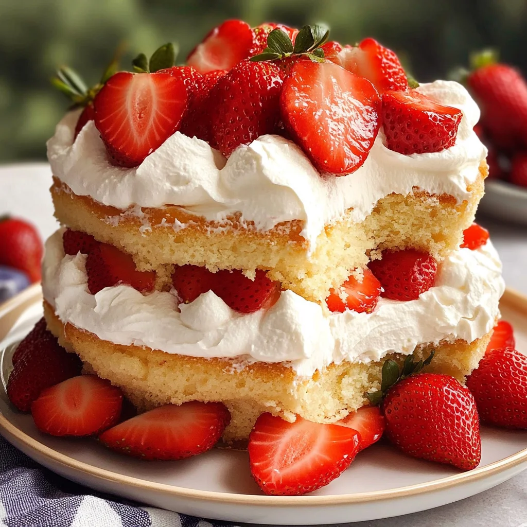 Strawberry Shortcake Cake