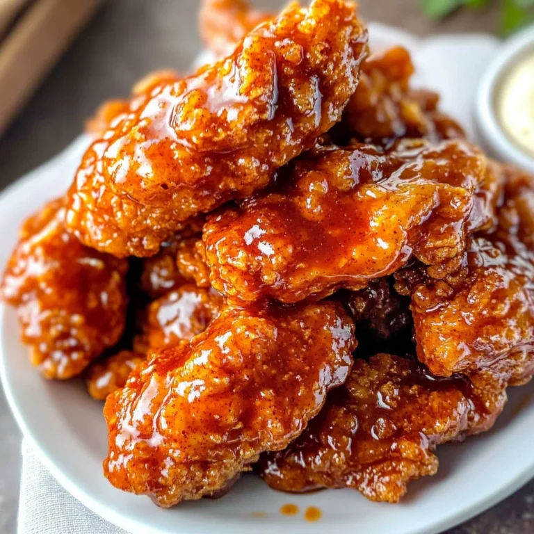 Sweet and Spicy Sticky Chicken Tenders