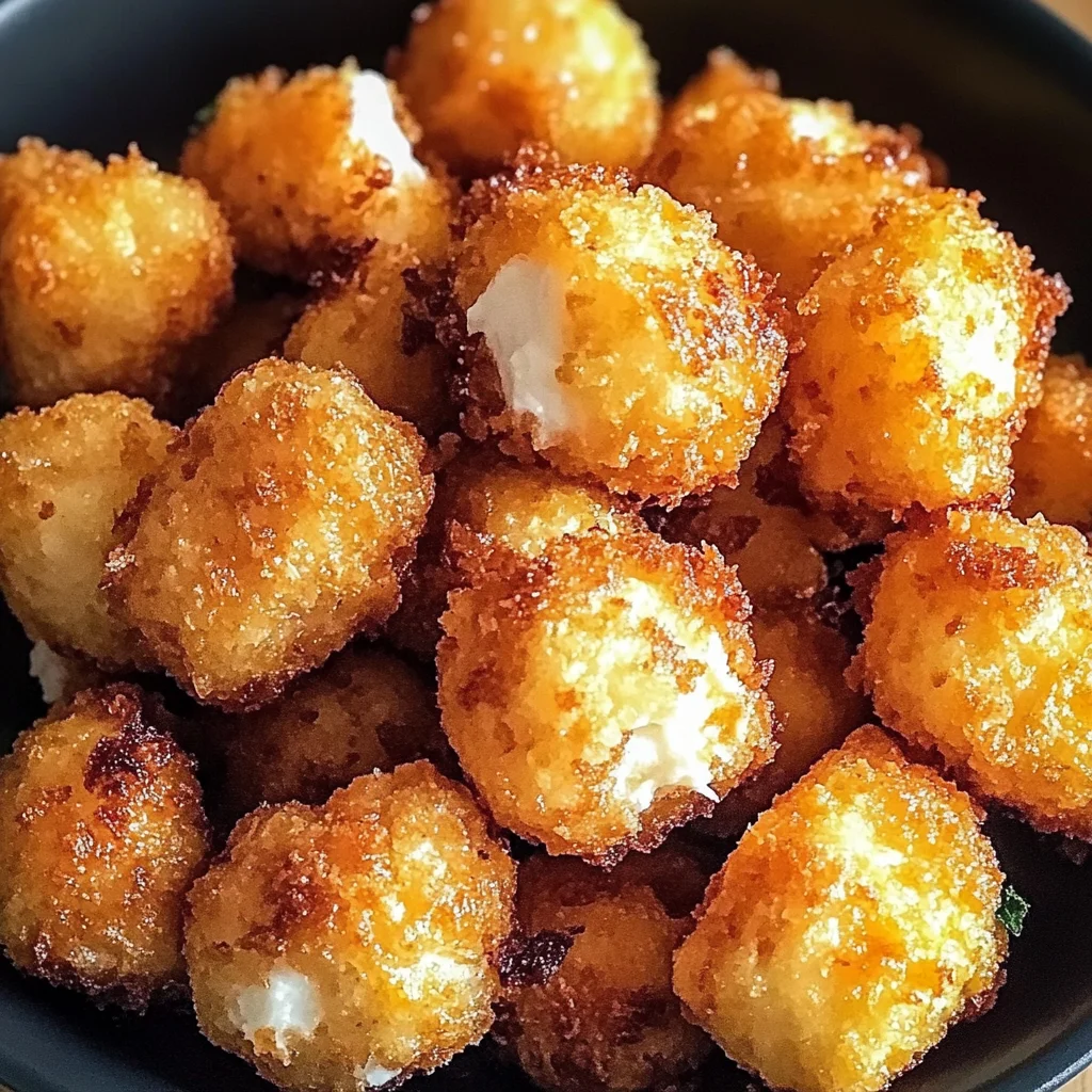Two Ingredient Cottage Cheese Tots
