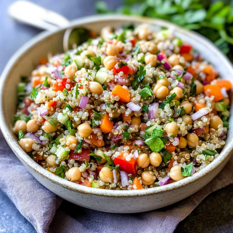 Quinoa Chickpea Salad