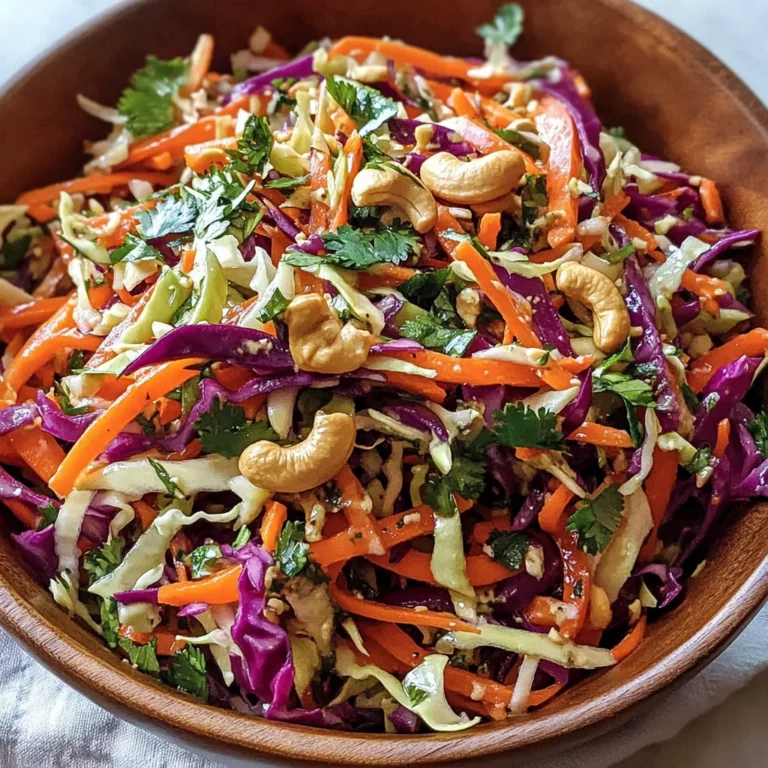 Asian Crunch Salad with Ginger Dressing (Meal Prep)