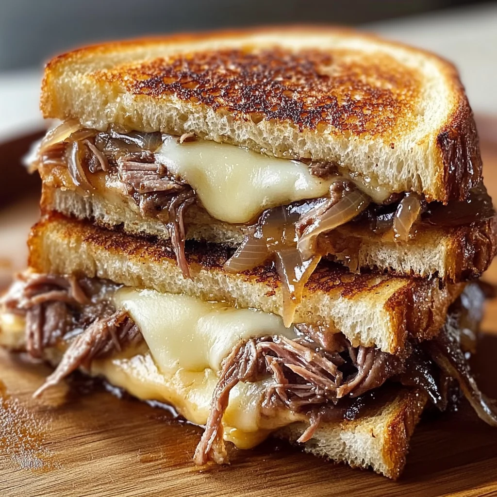 French Dip Grilled Cheese