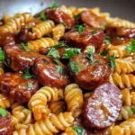 Honey BBQ Sausage Pasta