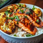 Sriracha Honey Salmon Bowls